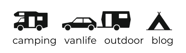 camping vanlife outdoor blog center logo